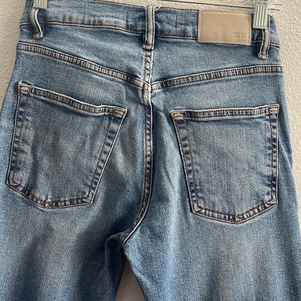 ZARA High Rise Skinny Fit Jeans Size 29 - Picture 5 of 7